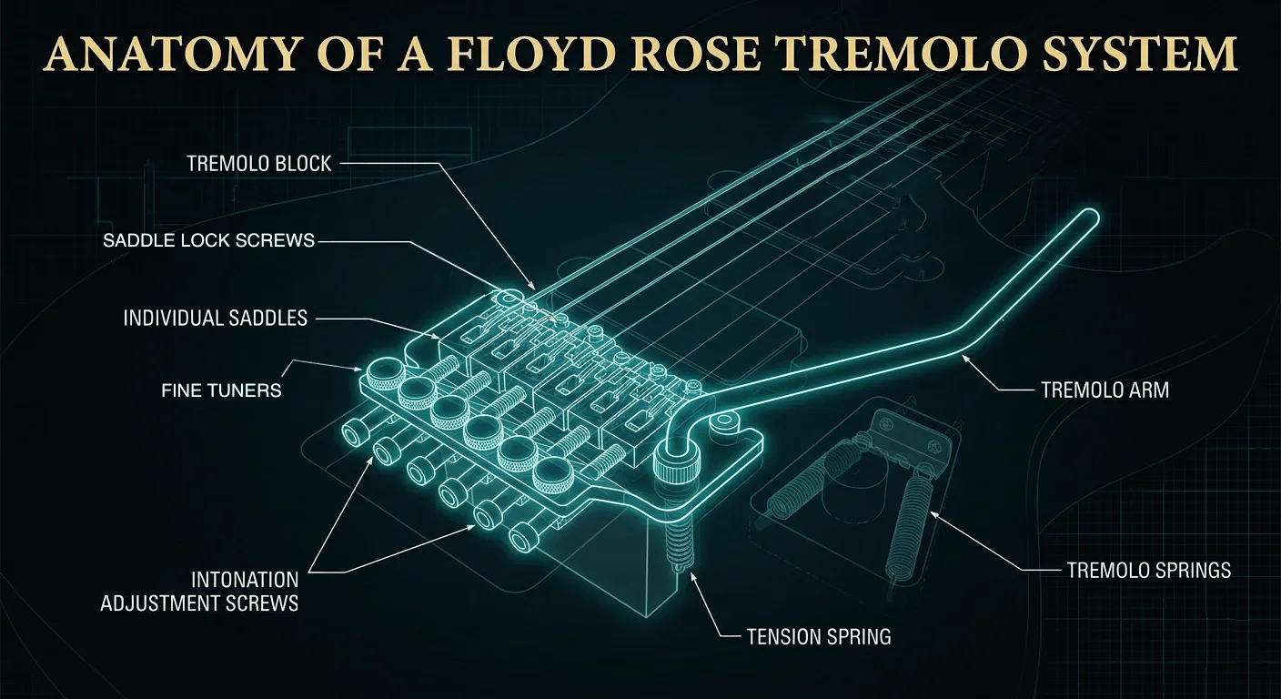 Anatomy of a Floyd Rose Tremolo System