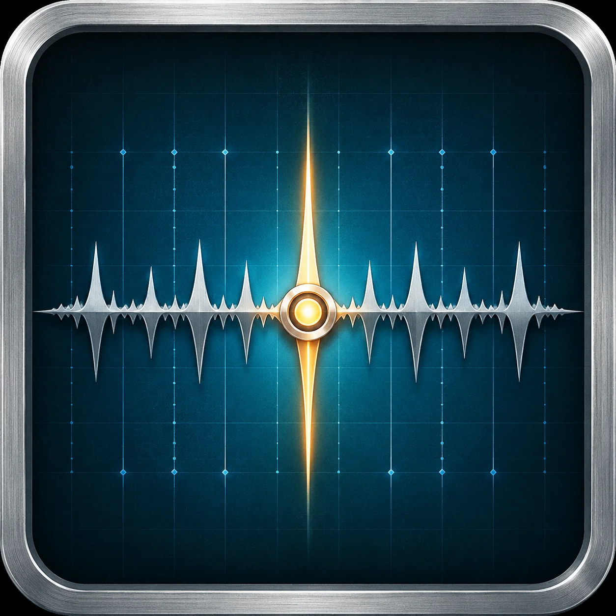 Waveform showing a note locking in on the beat
