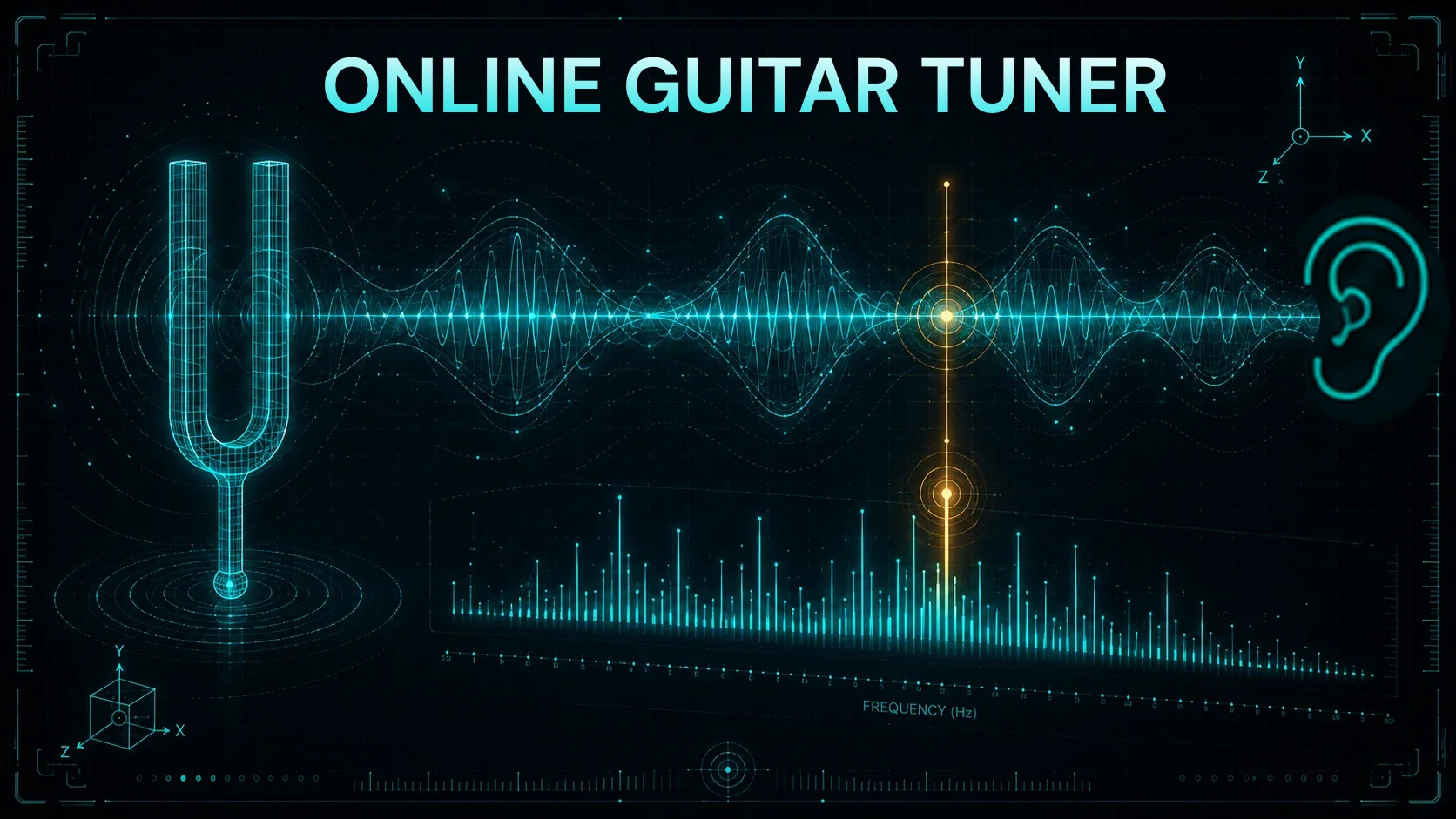 Online guitar tuner in a browser — Pocket Roady Guitar Tuner