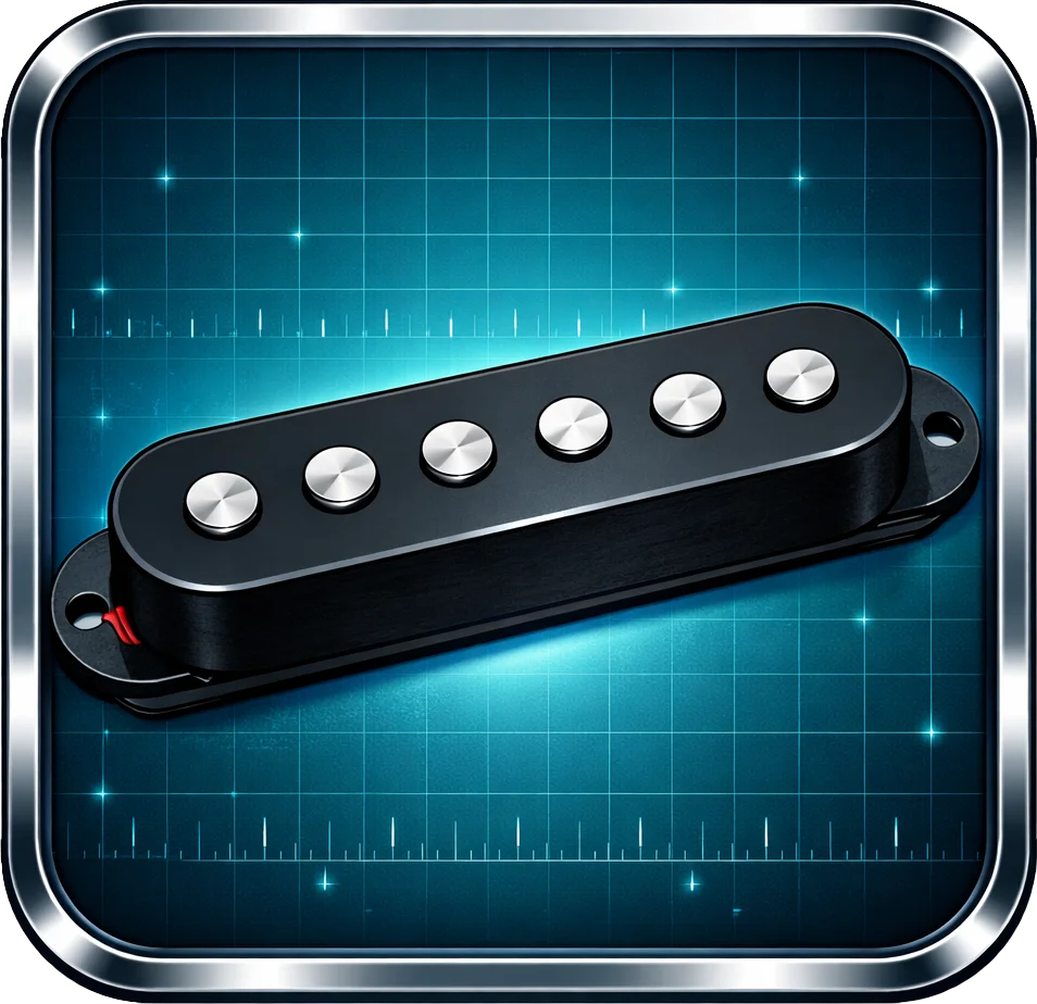 Single-coil guitar pickup