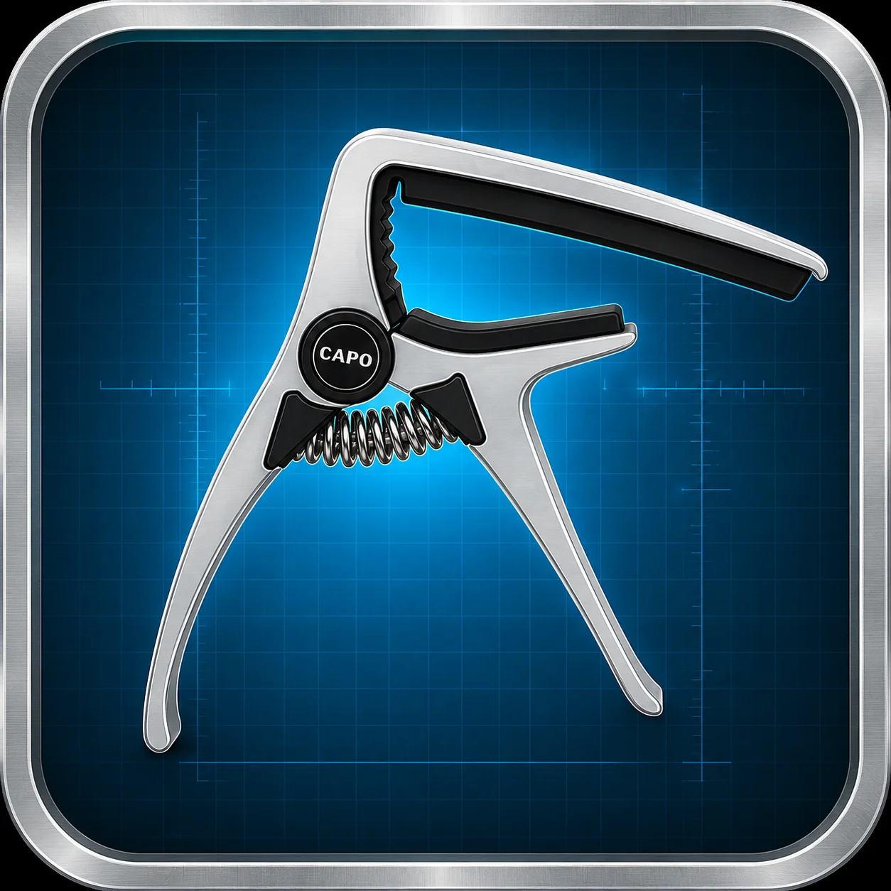 Spring-loaded capo