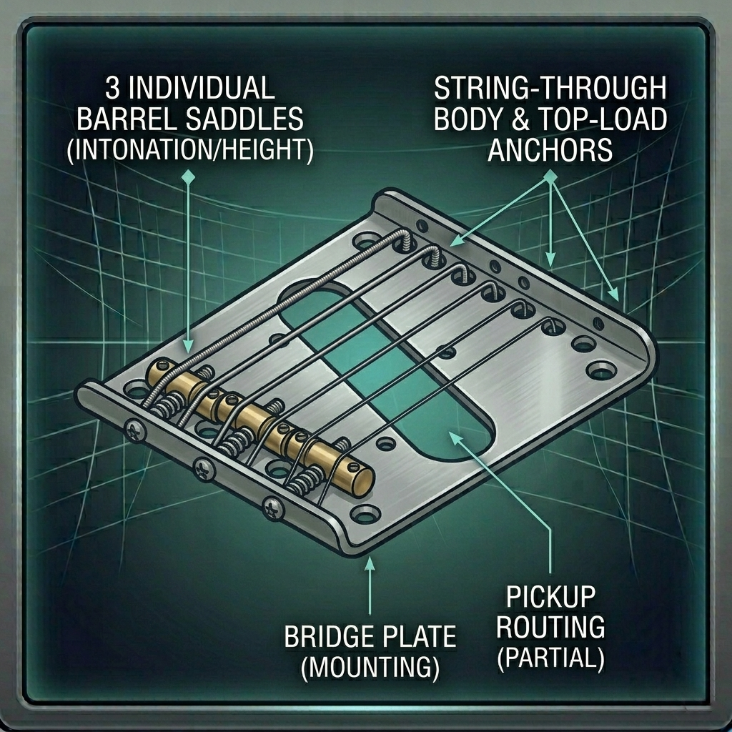 Tele 3-Saddle Bridge